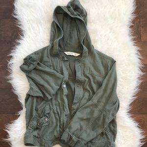 abercrombie kids green jacket